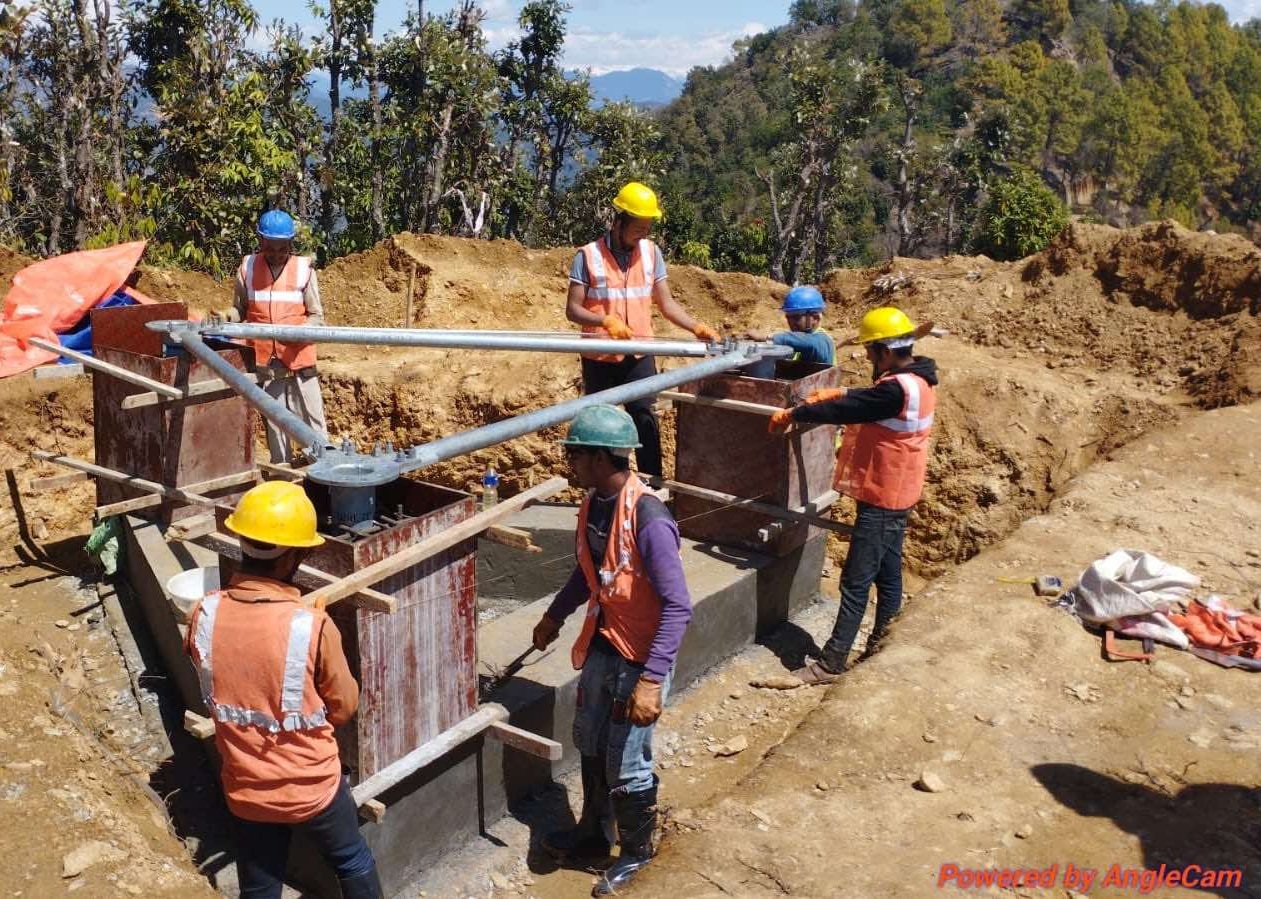 Construction of Foundation of Tower